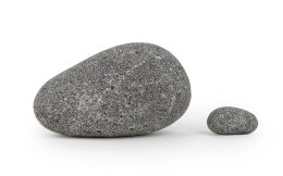 Lawa czarna otoczaki pebbles 15-20cm 1